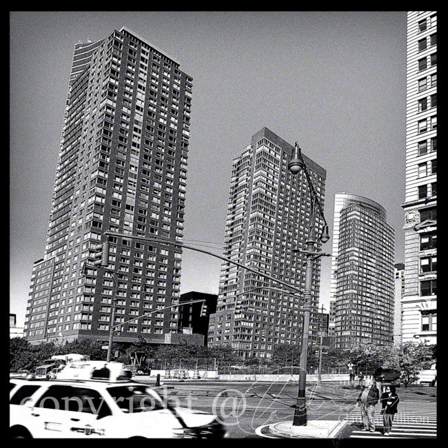 Architecture Photo, Nyc Photos, Black &white, Skyscrapers 10x10"
