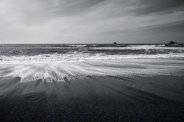 Beach Ocean Photo Black & White Waves Sky Contrast 8x12" Print